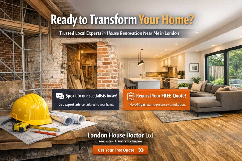 House Renovation Near Me in London
House renovation transformation in London